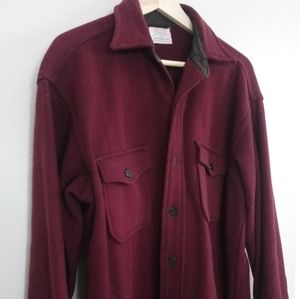 Sears Vintage Repurposed Wool Jacket, Men's Large